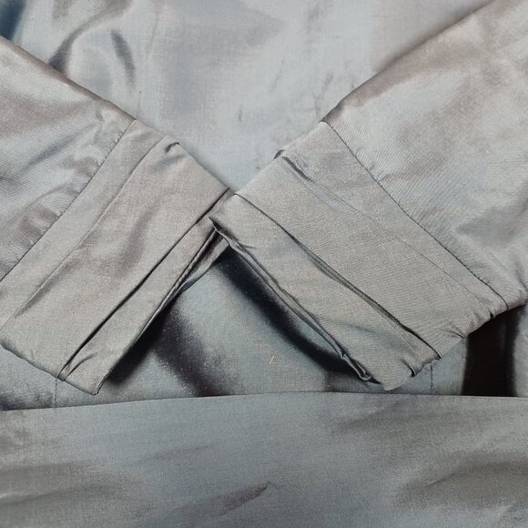 now $110 Size 10 Thai Silk Marisa Baratelli Wrap-around Top - Picture 15 of 15